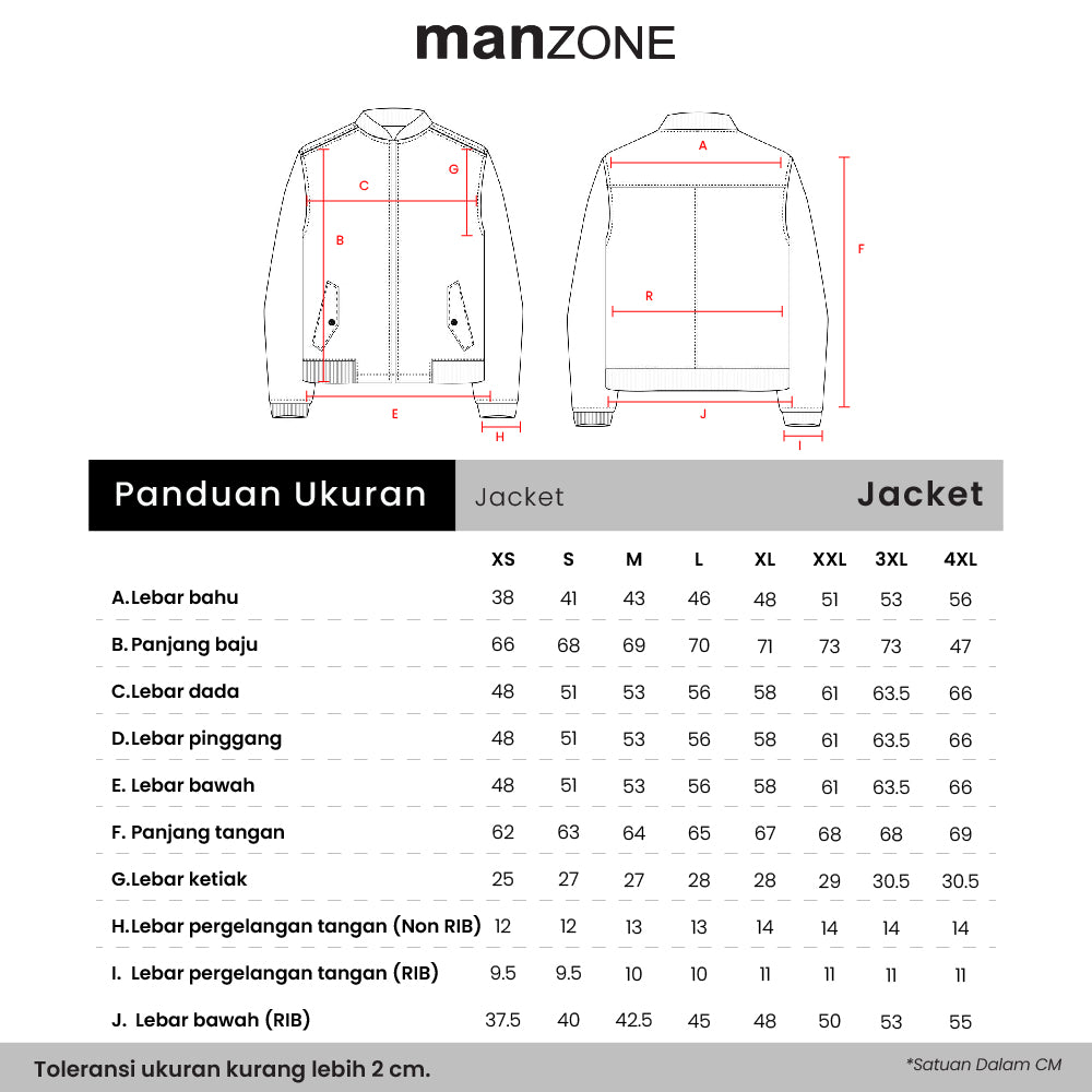 MANZONE Jacket Pria Trev Comfort Fit Black – Manzone Store