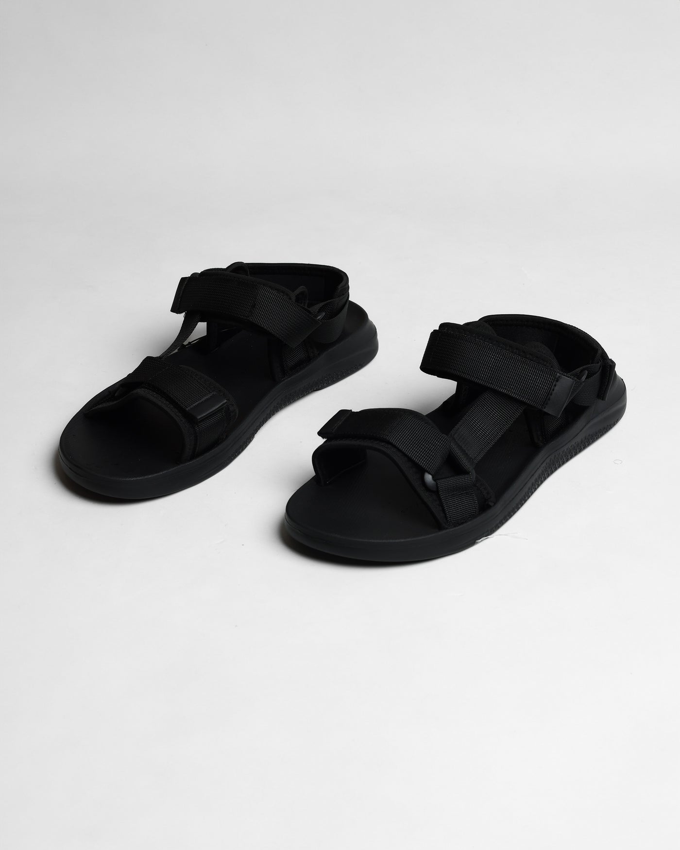 MANZONE - Sandal Pria Slip On Walker - Black