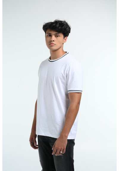 MANZONE Kaos Pria Lengan Pendek BZY-KITH-WH - WHITE