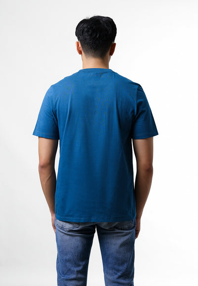 MANZONE Kaos Lengan Pendek Pria MZY-CHASE - BLUE