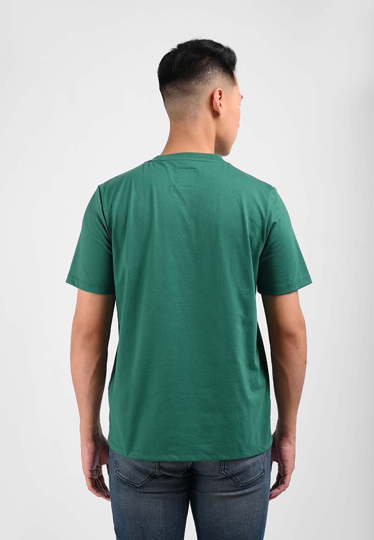 Manzone Kaos Lengan Pendek Pria  ALPHABED - GREEN