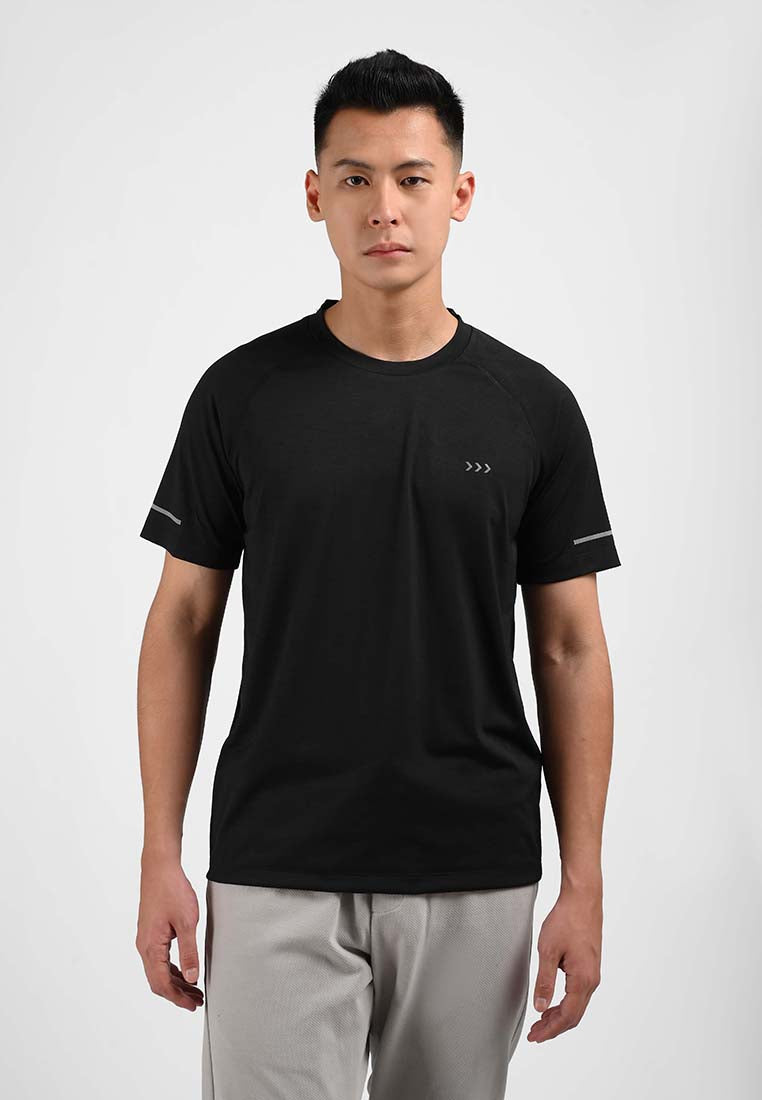 Manzone Kaos Lengan Pendek Pria BARRY 01- BLACK