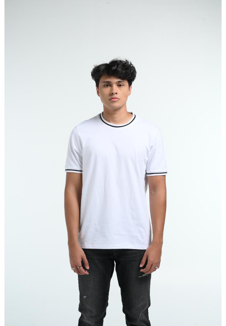 MANZONE Kaos Pria Lengan Pendek BZY-KITH-WH - WHITE