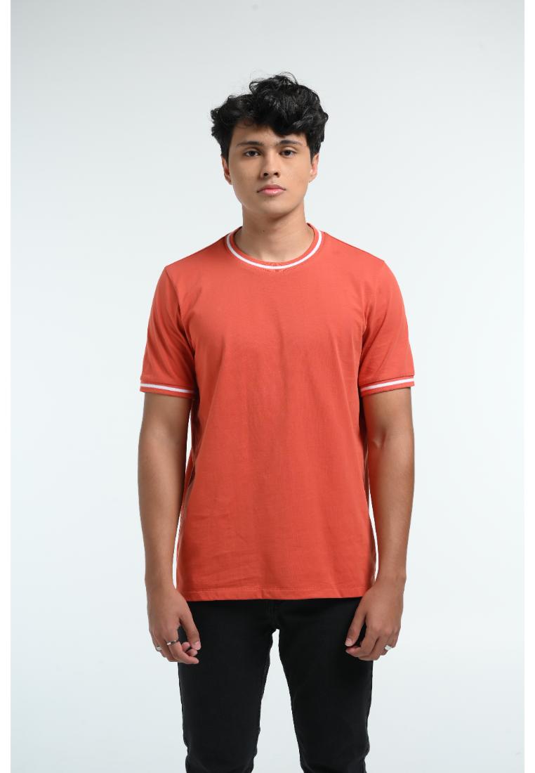 MANZONE Kaos Pria Lengan Pendek BZY-KITH- ORANGE