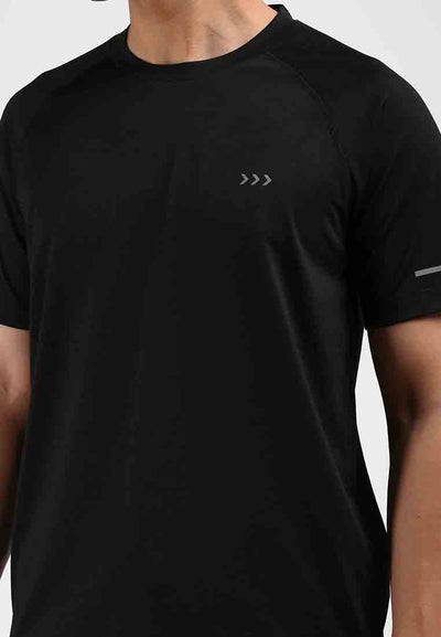 Manzone Kaos Lengan Pendek Pria BARRY 01- BLACK