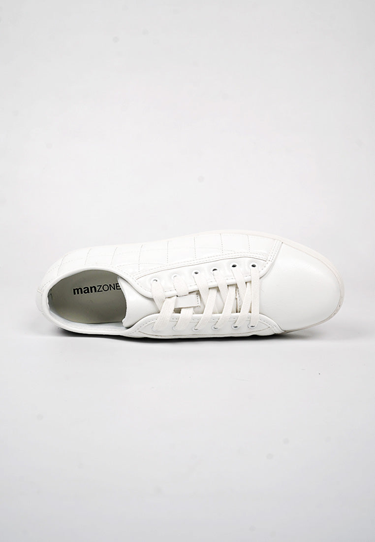 MANZONE Sepatu  Casual Pria  URREL - WHITE