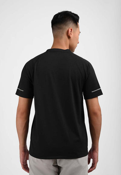 Manzone Kaos Lengan Pendek Pria BARRY 01- BLACK