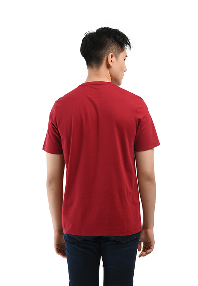 MANZONE Kaos Pria Lengan Pendek MZT-ROAR - MAROON