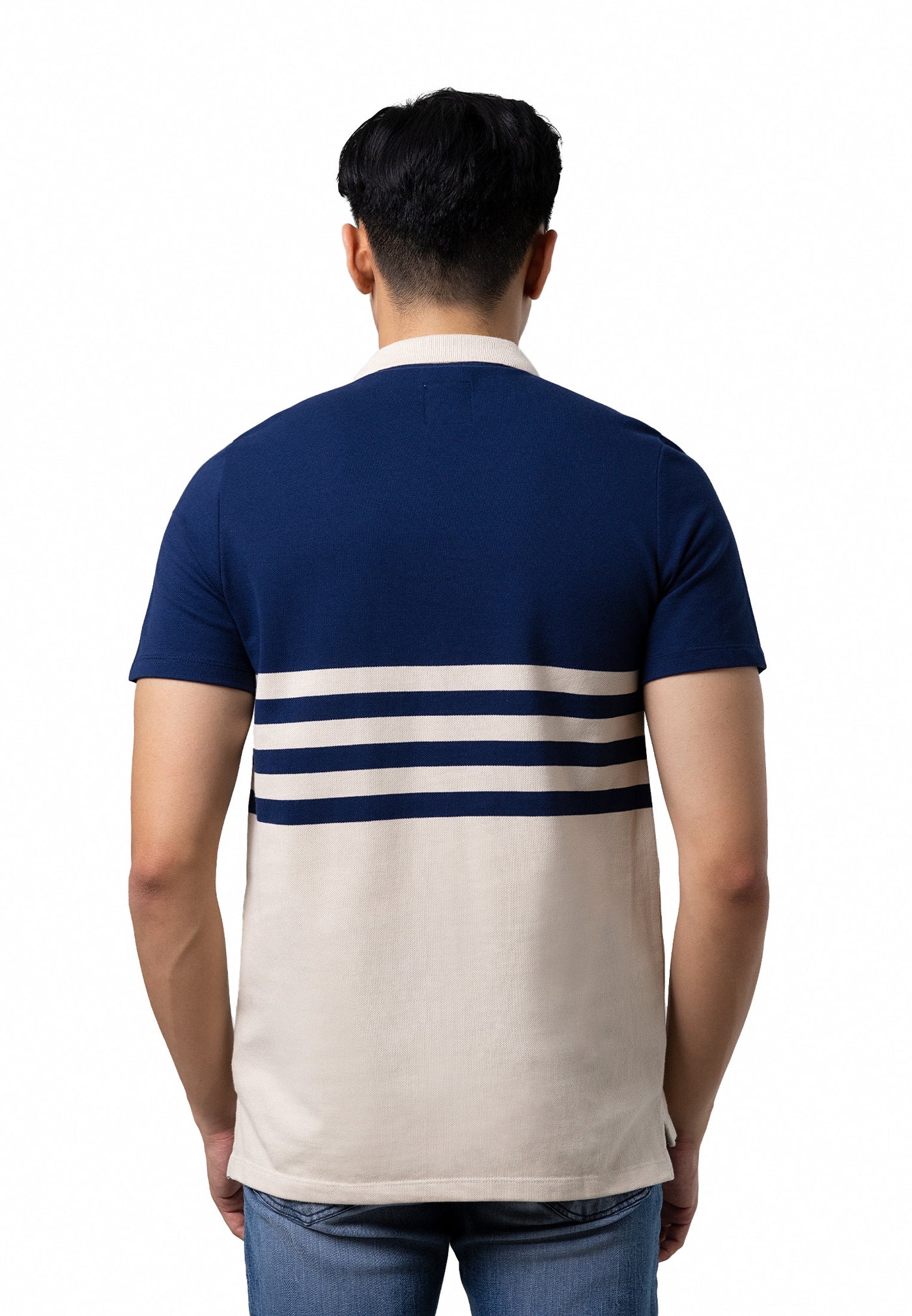 MANZONE Polo Shirt  Pria Lengan Pendek MZY-MACHOP B - NAVY