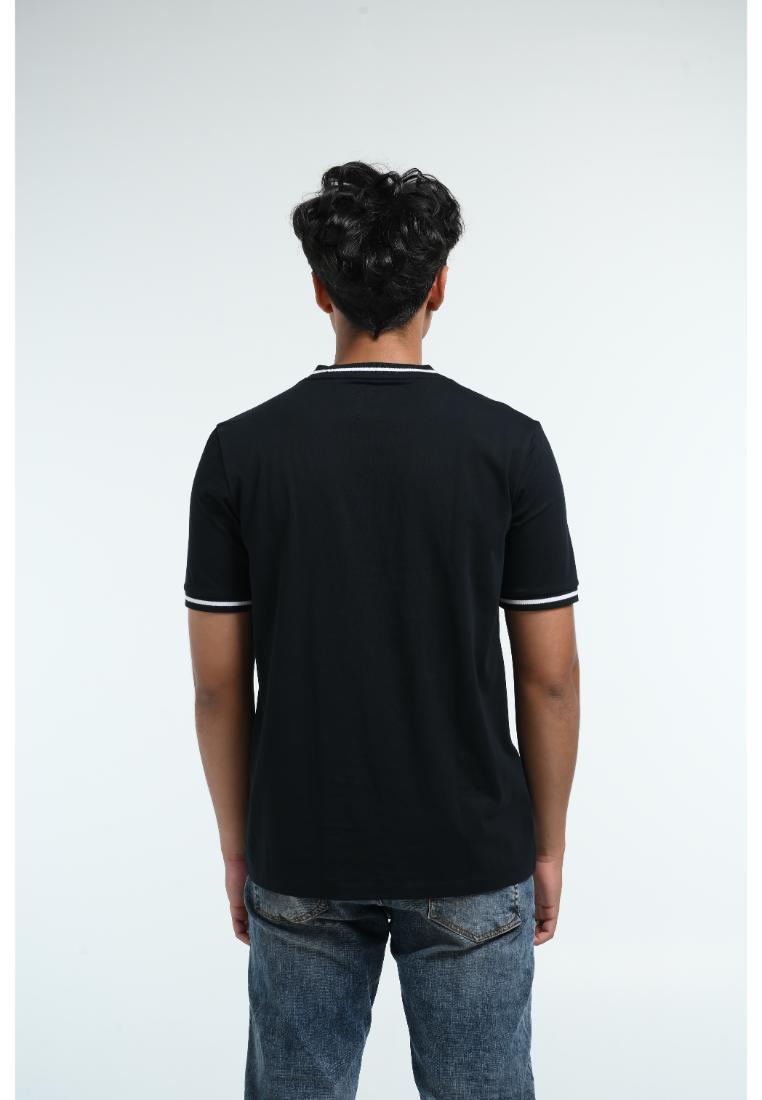 MANZONE Kaos Pria Lengan Pendek BZY-KITH- BLACK