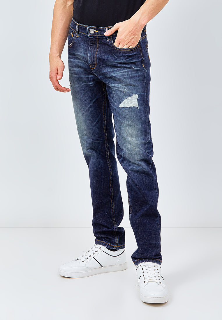 MANZONE Celana Jeans Panjang Denim TROY - BLUE