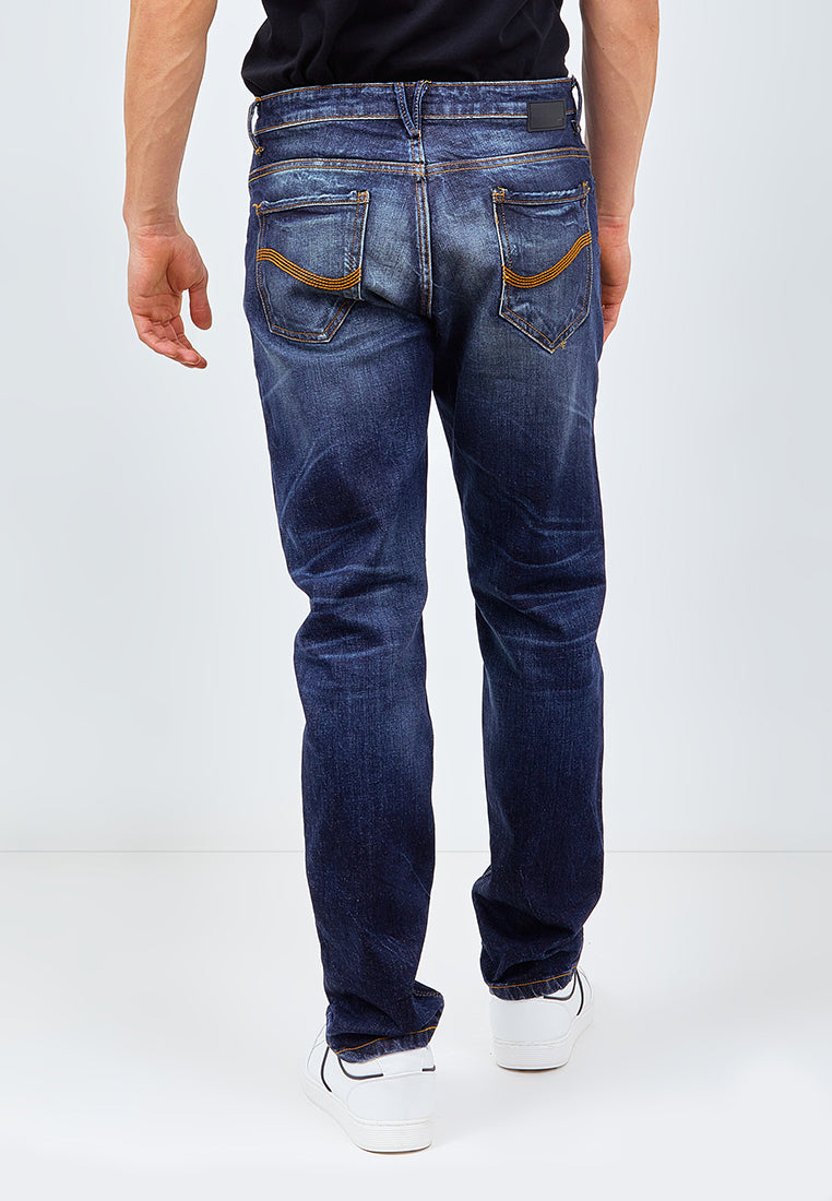 MANZONE Celana Jeans Panjang Denim TROY - BLUE