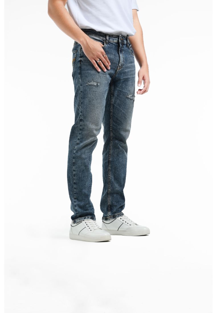 Manzone Celana Panjang Denim Pria MARVIN - BLUE