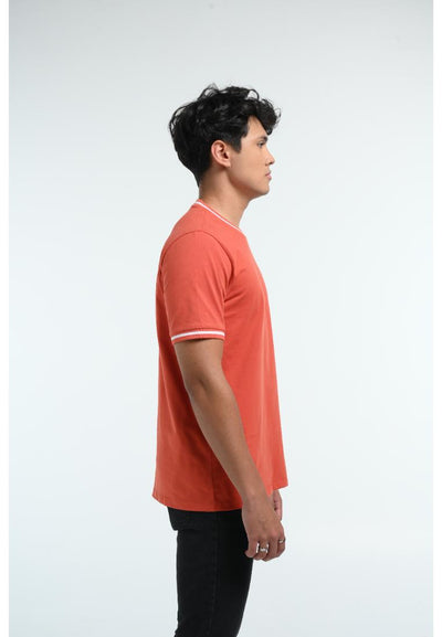 MANZONE Kaos Pria Lengan Pendek BZY-KITH- ORANGE