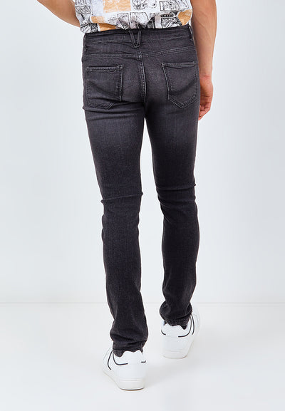 MANZONE Celana Jeans Panjang Denim ROBIN - BLACK