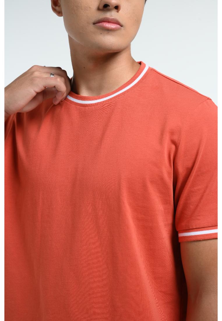 MANZONE Kaos Pria Lengan Pendek BZY-KITH- ORANGE