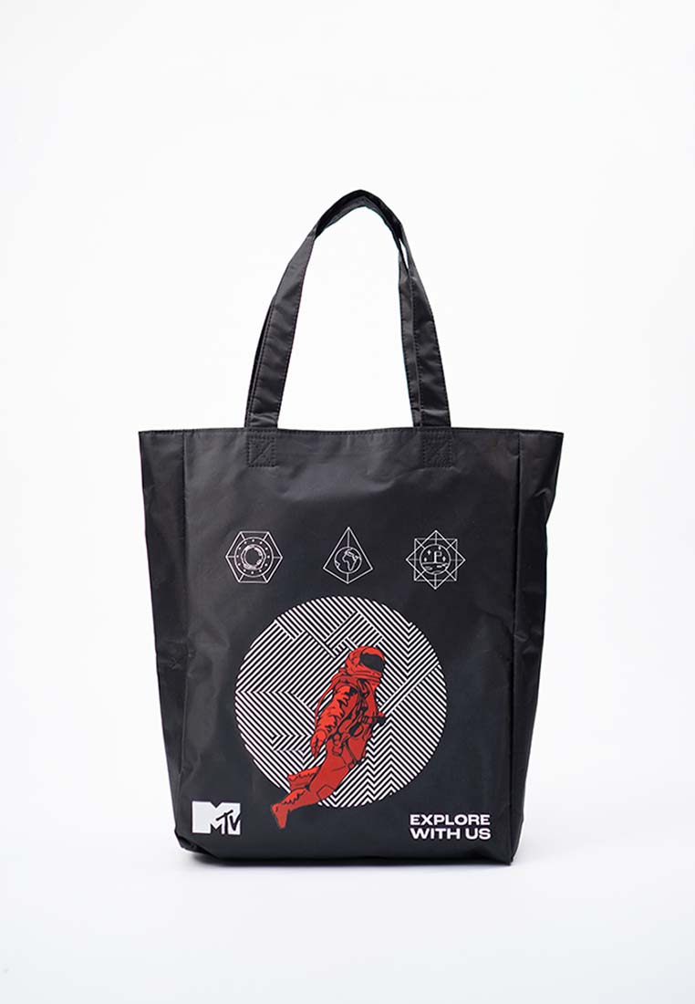 MANZONE Totebag MTV ASTRO - BLACK