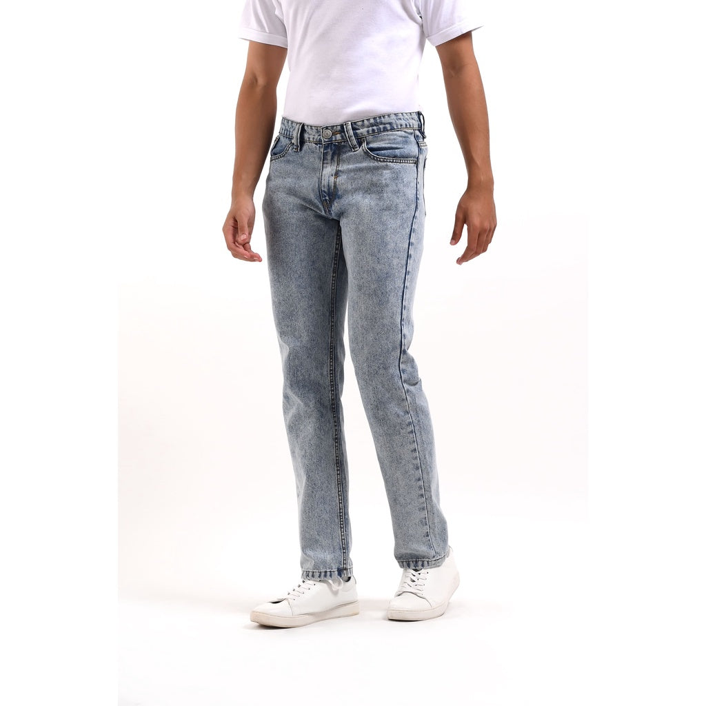 MANZONE Celana Panjang Pria Denim LOGAN 6 - ICE BLUE