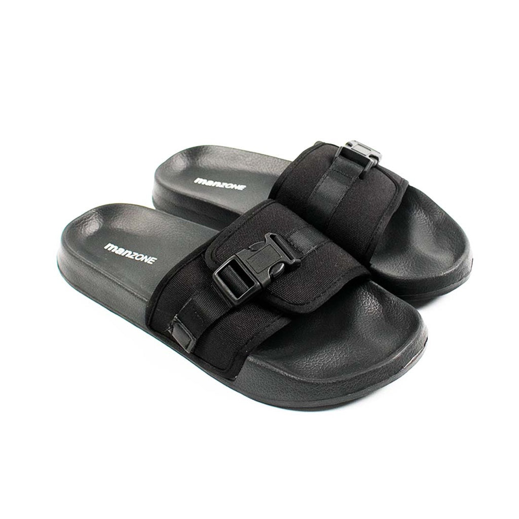 MANZONE Sandal Pria  NEXA- BLACK