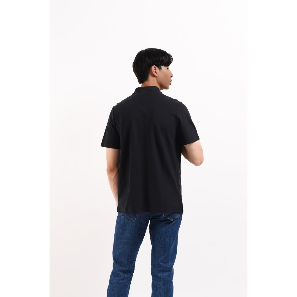 MANZONE Polo Shirt Lengan Pendek DONDAM - BLACK