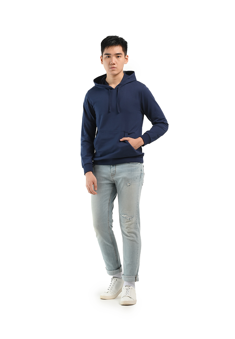 MANZONE Sweater Hoodie Pria  RELIKAN-NA - NAVY