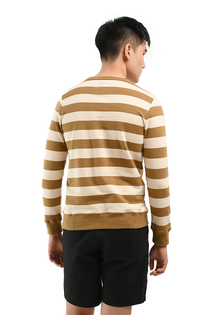 MANZONE Sweater Pria MZY-DITTO - BROWN