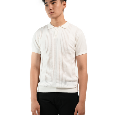 MANZONE Poloshirt Pria Lengan Pendek MZC-BERLIND - WHITE