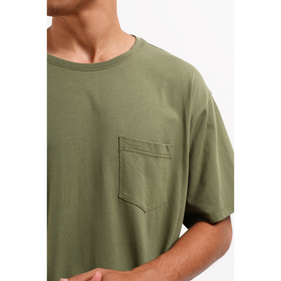 MANZONE Kaos Pria Lengan Pendek LARIO - OLIVE