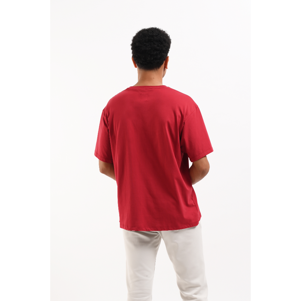 MANZONE Kaos Pria Lengan Pendek LARIO - RED