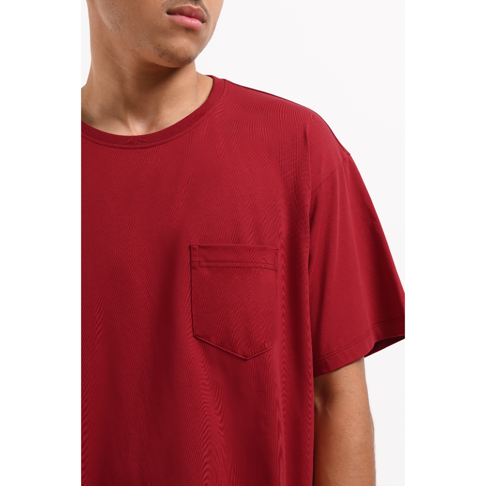 MANZONE Kaos Pria Lengan Pendek LARIO - RED