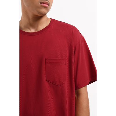 MANZONE Kaos Pria Lengan Pendek LARIO - RED