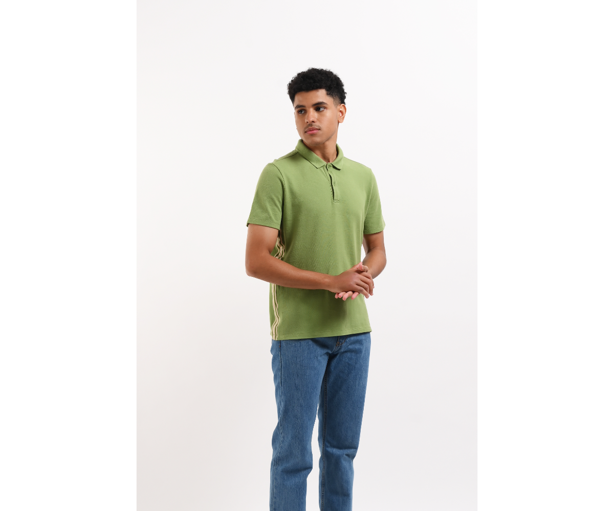 MANZONE Poloshirt Pria Lengan Pendek MZY-POLYWAG - GREEN