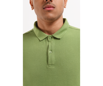 MANZONE Poloshirt Pria Lengan Pendek MZY-POLYWAG - GREEN