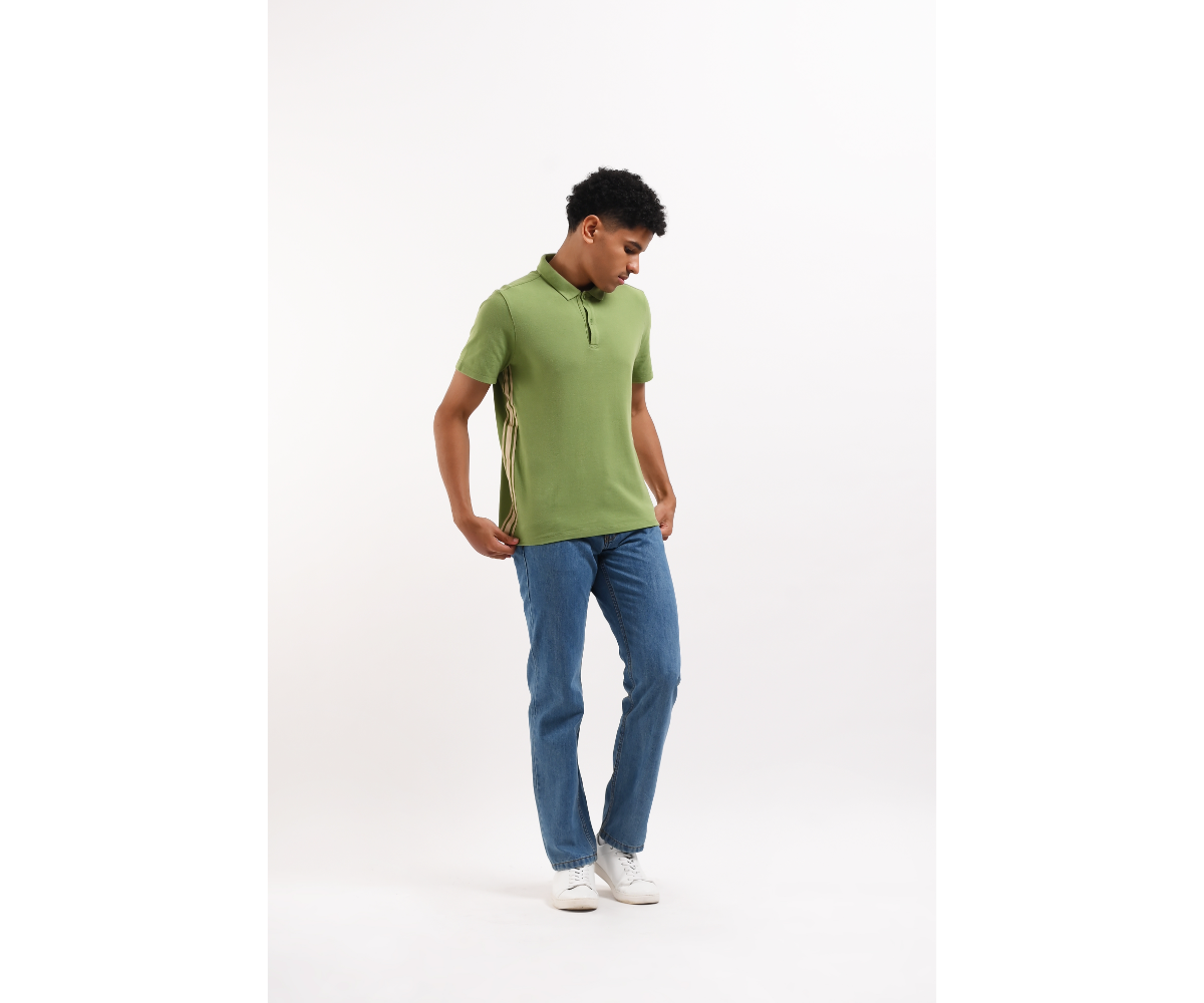 MANZONE Poloshirt Pria Lengan Pendek MZY-POLYWAG - GREEN