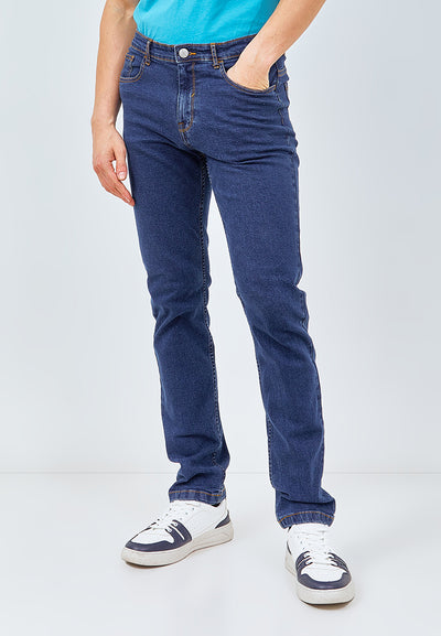 MANZONE Celana Denim  Panjang Pria BZY-RIOLU 2-BL - BLUE