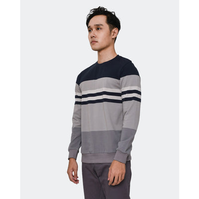 MANZONE Sweater pria COSTA - GREY