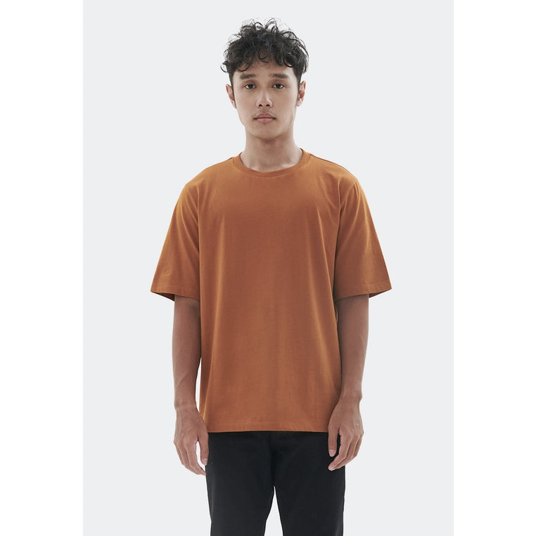 Manzone T-Shirt Boxy fit Lengan Pendek MIXTIC - MUSTARD