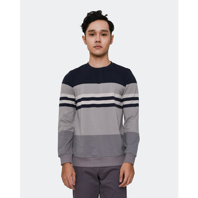 MANZONE Sweater pria COSTA - GREY